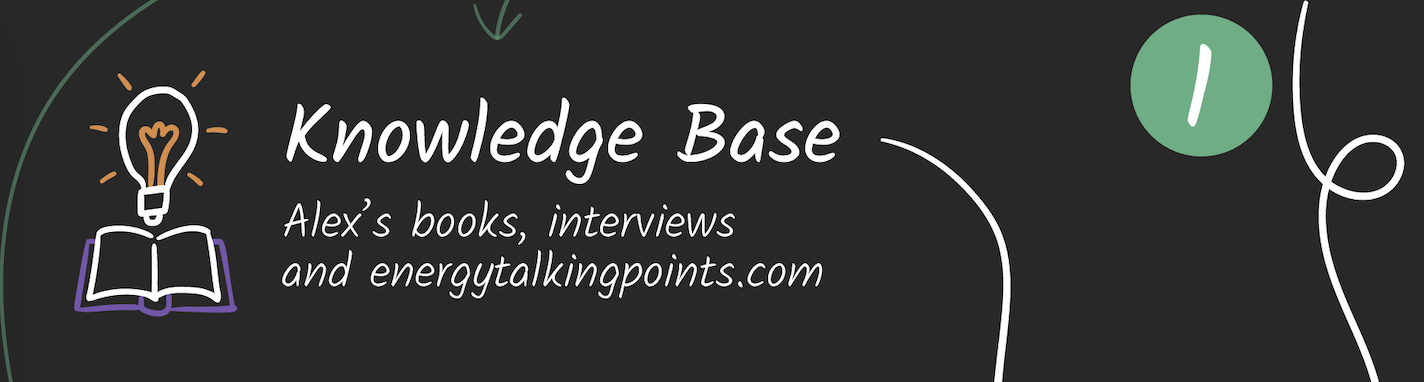 The sources that make up AlexAI's knowledge base